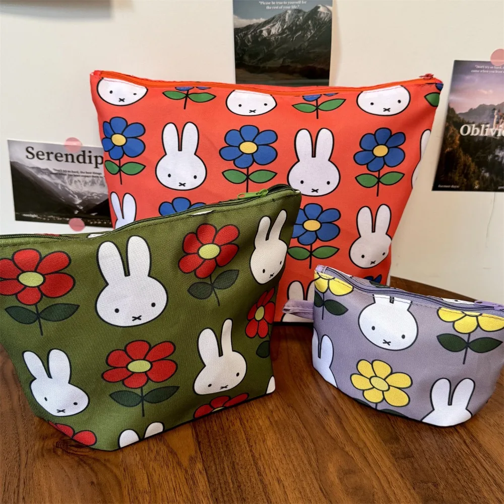 Beauty Makeup Tool Collection - Kawaii Miffy Printed Three Piece Makeup