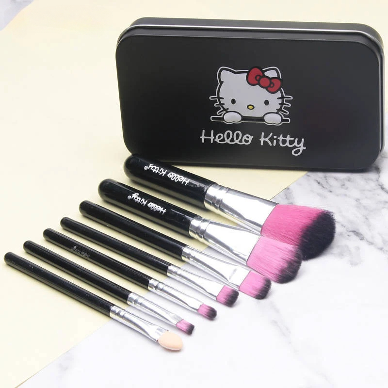 Beauty Y Makeup - Kawaii Hello Kitty Makeup Brush Set