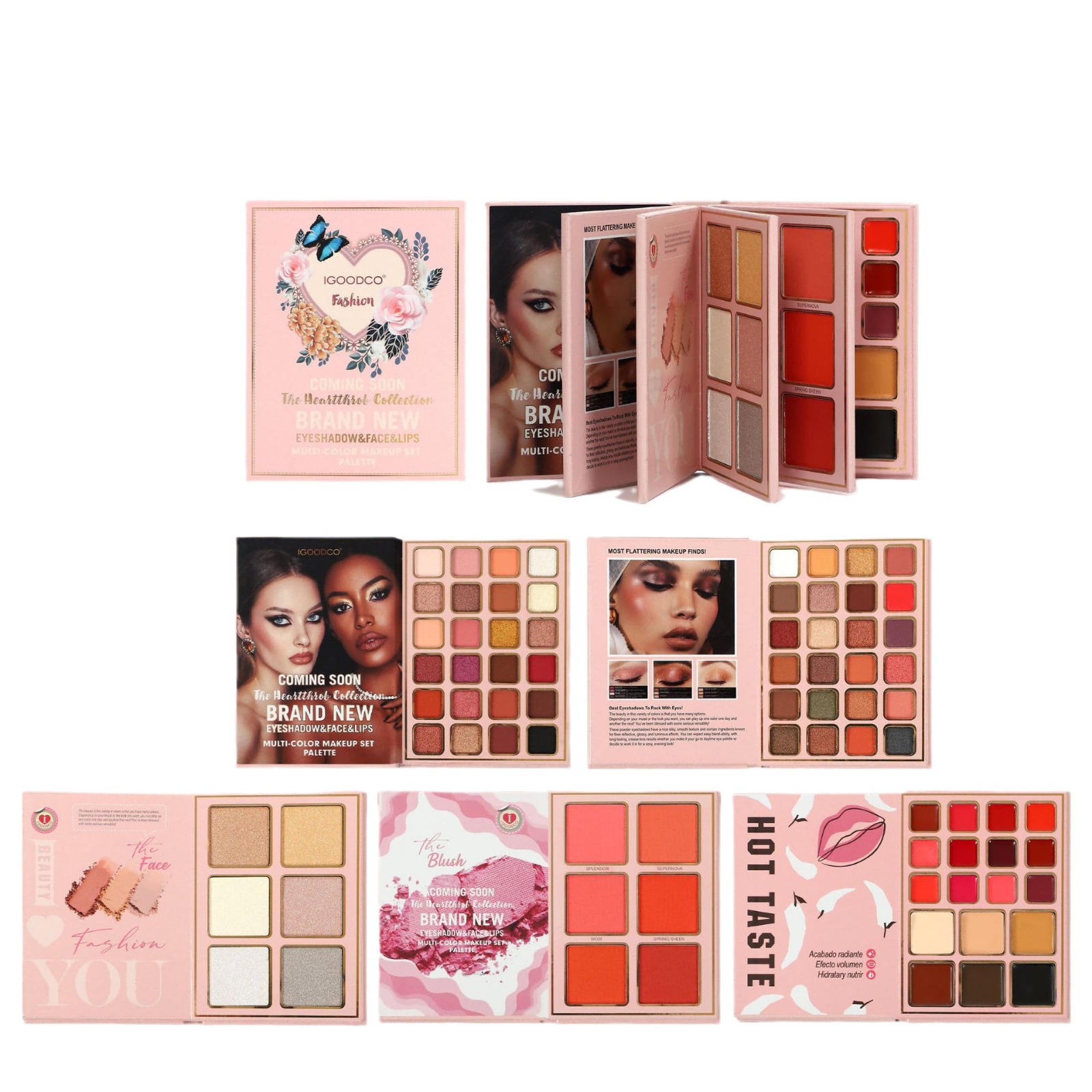 Beauty Makeup Book - Professional 78-Color All-in-One Makeup Palette Set