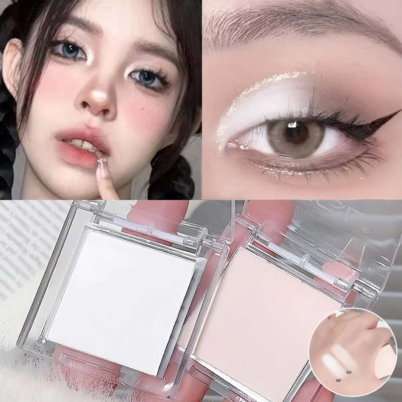Fenty Beauty Makeup Highlighter - Matte Highlighter Powder Eyeshadow Palette White
