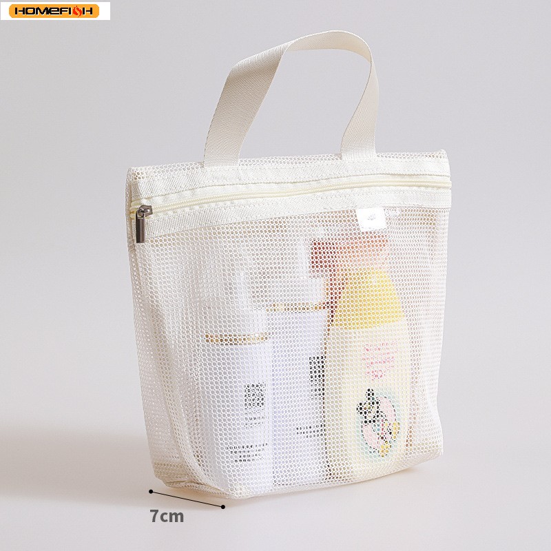 Beauty Makeup Tool Collection - 1/2 Piece Mesh Storage Bag, Hollow-Out