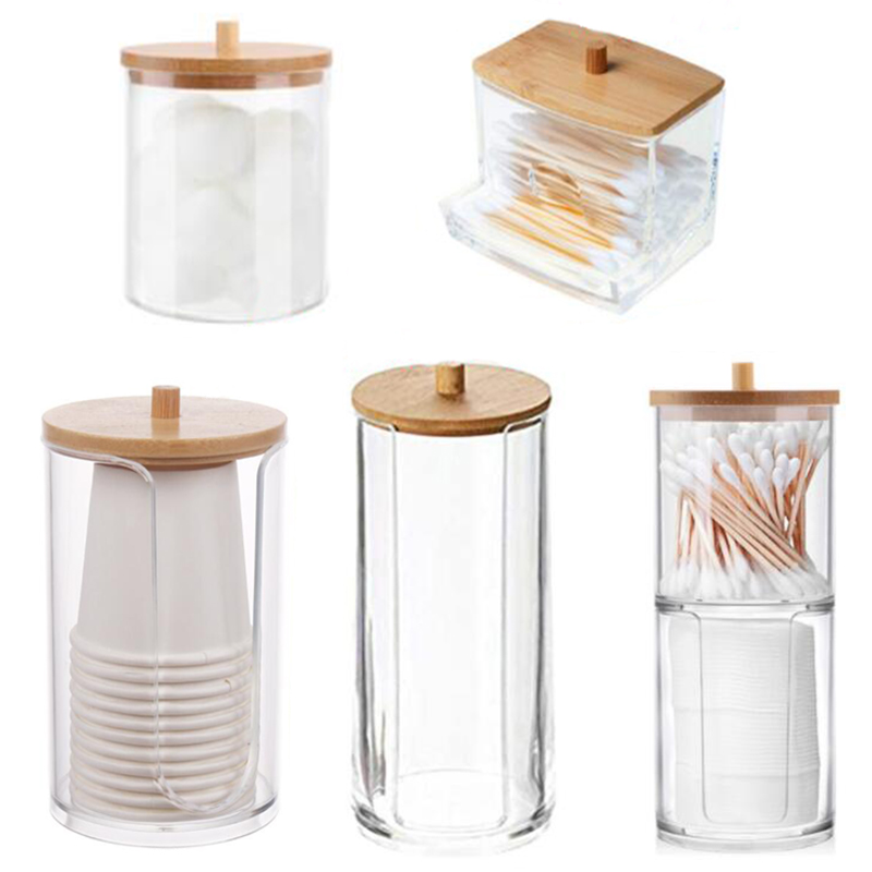 Beauty Makeup Tool Collection - Acrylic Storage Box Bathroom Jar Makeup