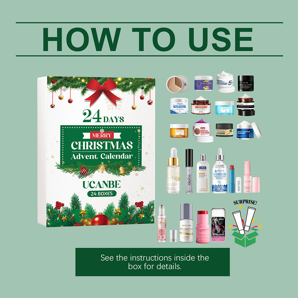 Xmas Beauty Box Beauty Skincar - Beauty Makeup Advent Calendar recension och pris