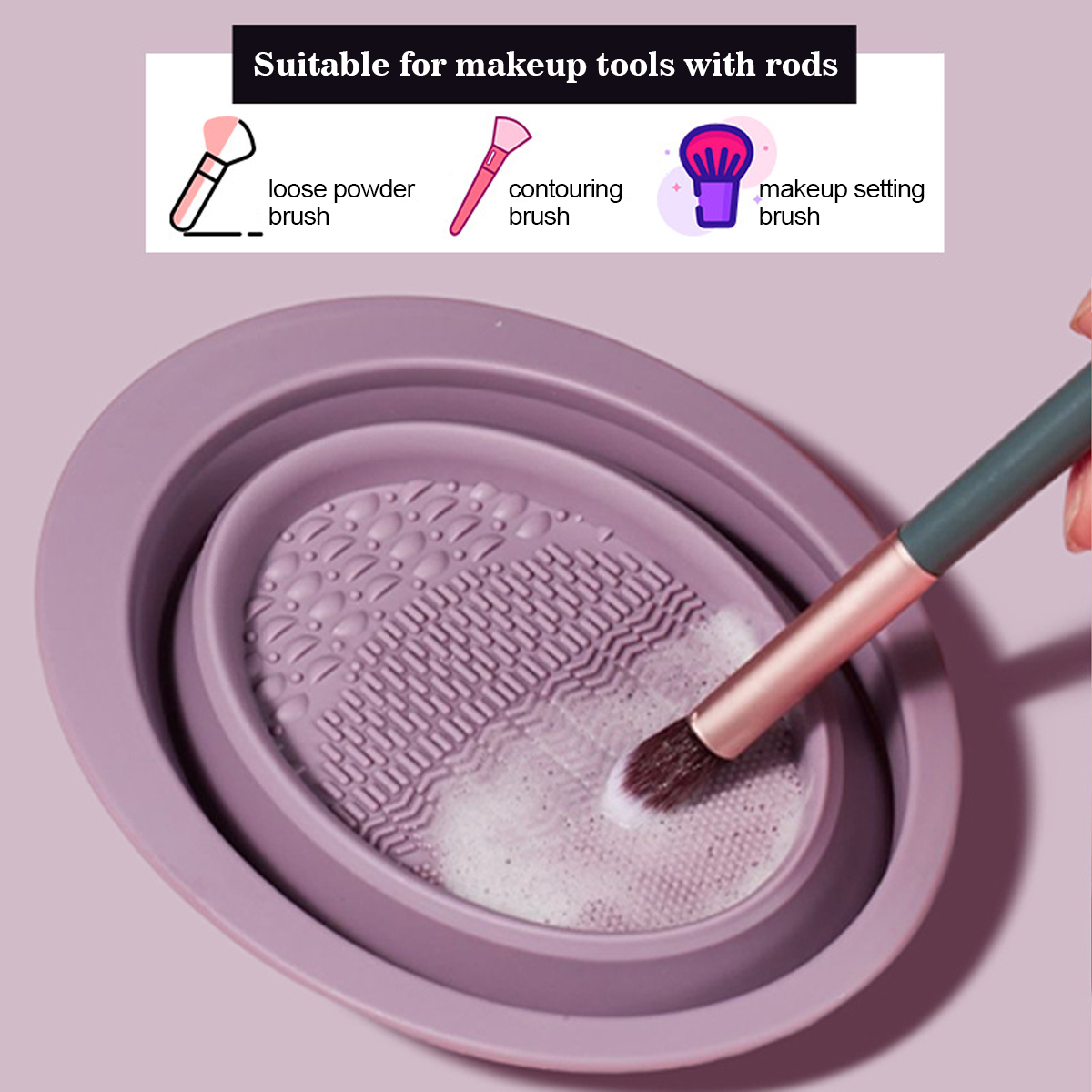 Silicone Makeup Brush Cleaning - Beauty Makeup Korean recension och pris