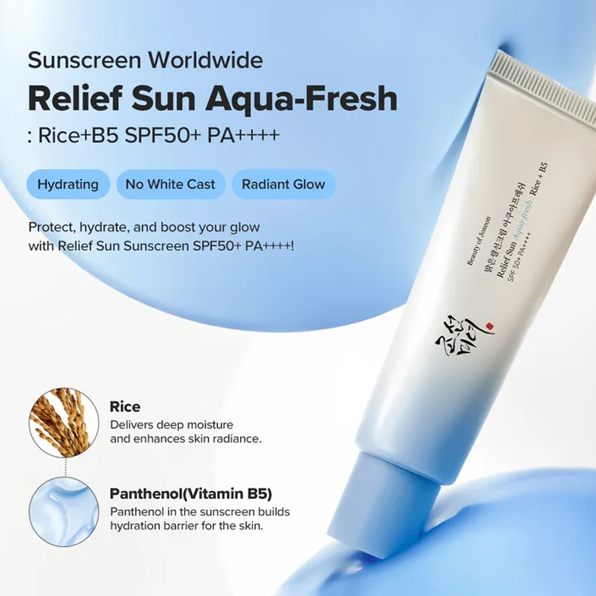 Beauty of Joseon Relief Sun Aq - Beauty Makeup Korean recension och pris