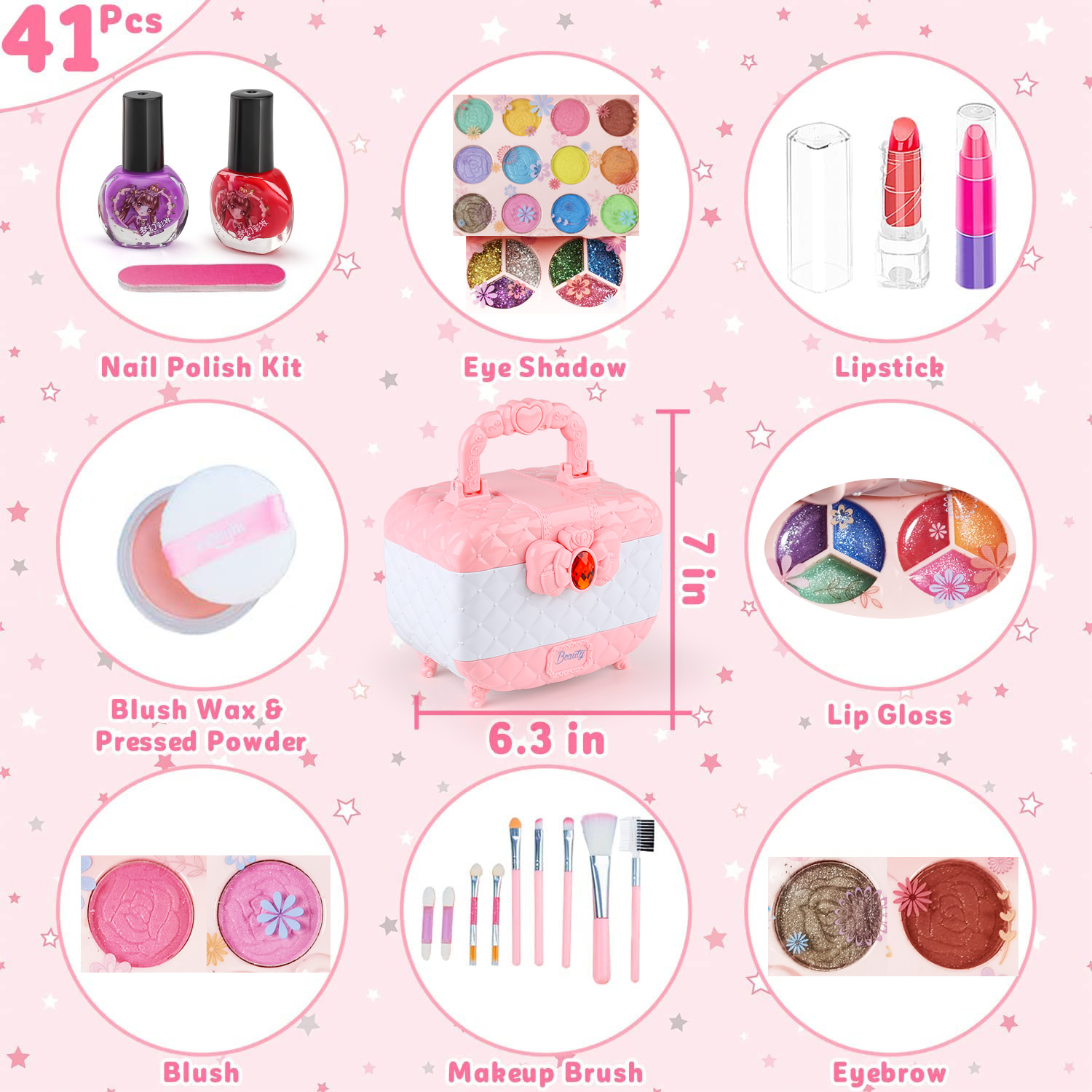Kids Makeup Toy Kit for Girls, - Beauty Y Makeup recension och pris