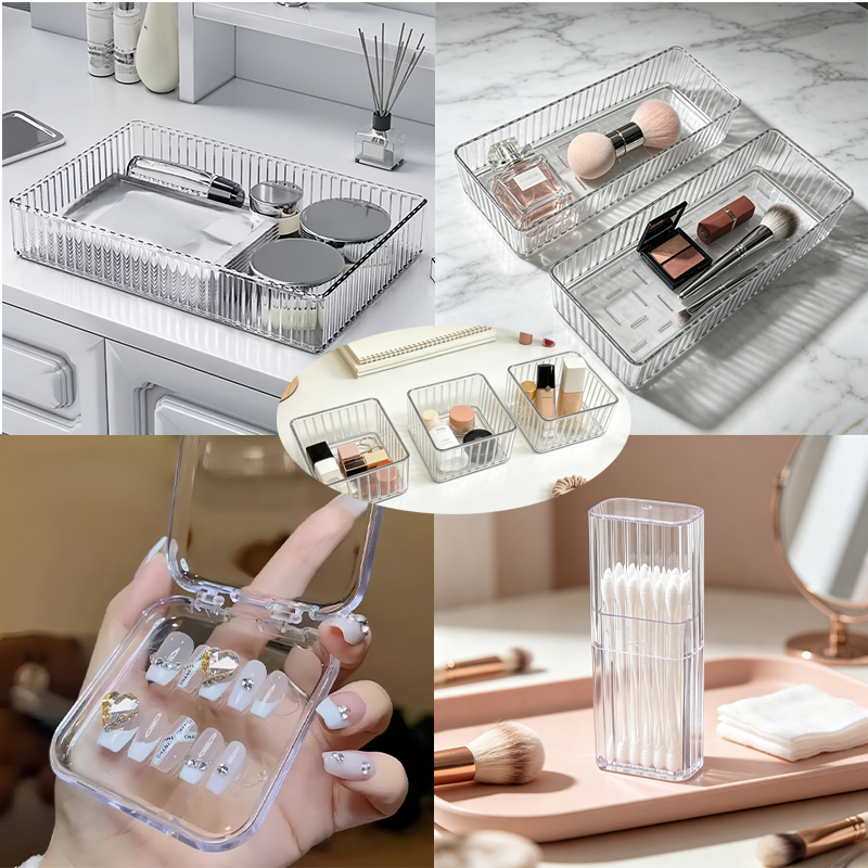17-Piece Set of Transparent Ve - Beauty Makeup Tool Collection recension och pris