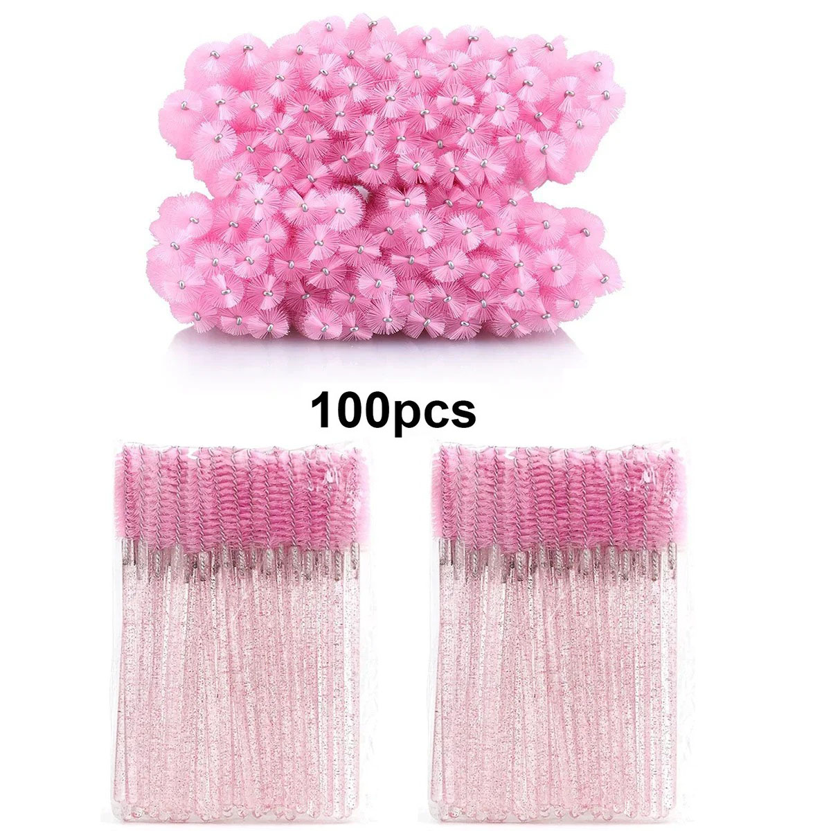 100pcs Disposable Eyelash Brus - Beauty Makeup Products recension och pris