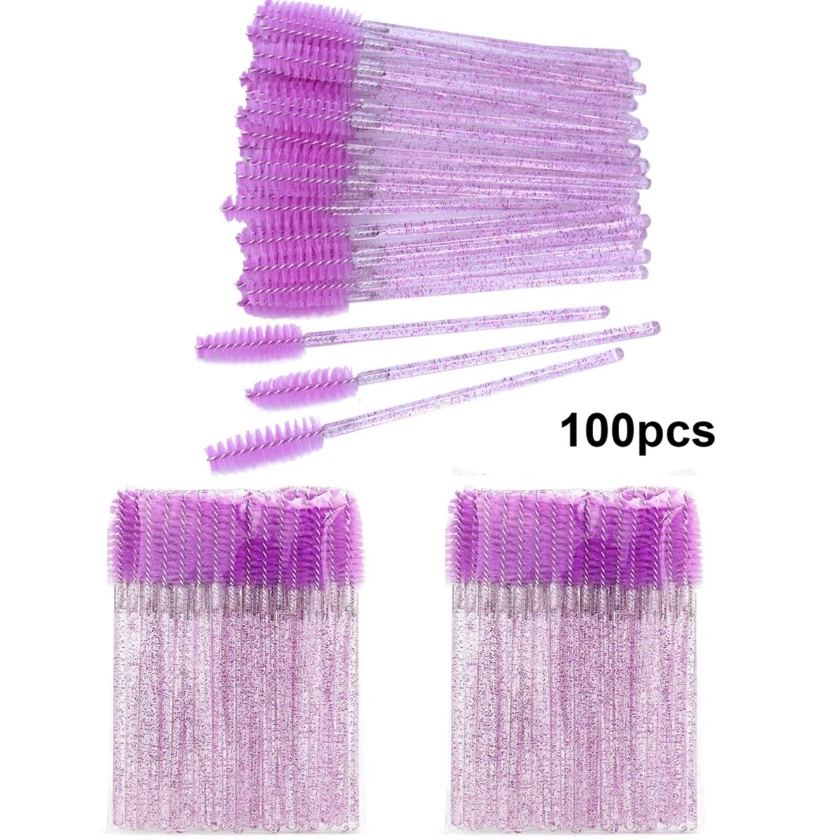 100pcs Disposable Eyelash Brus - Beauty Makeup Products recension och pris