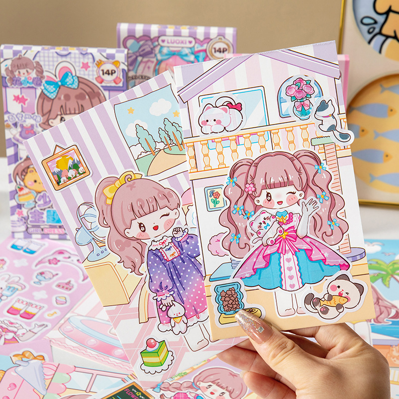 Cartoon Beautiful Girl Profess - Beauty Makeup Book recension och pris