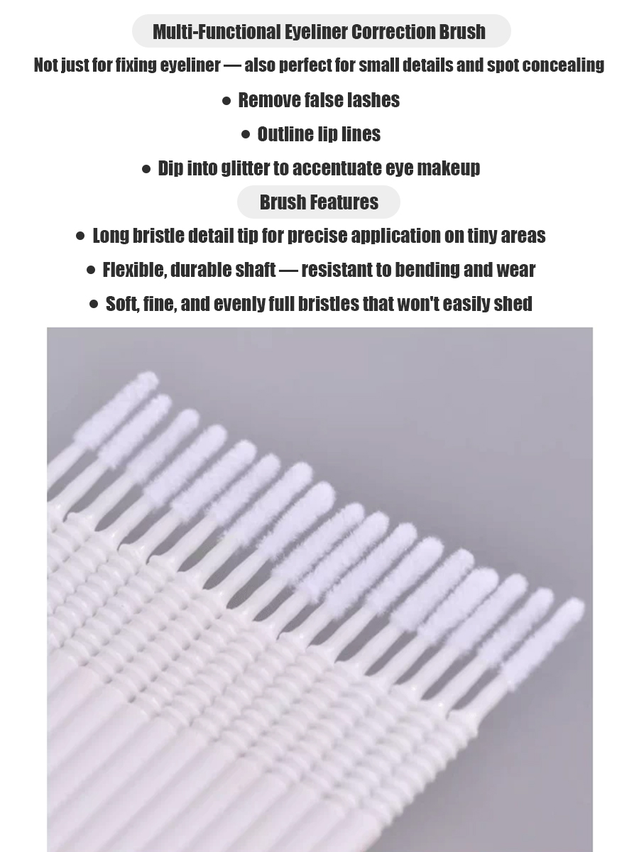 Disposable Long Cotton Swabs E - Beauty Makeup Vanity recension och pris