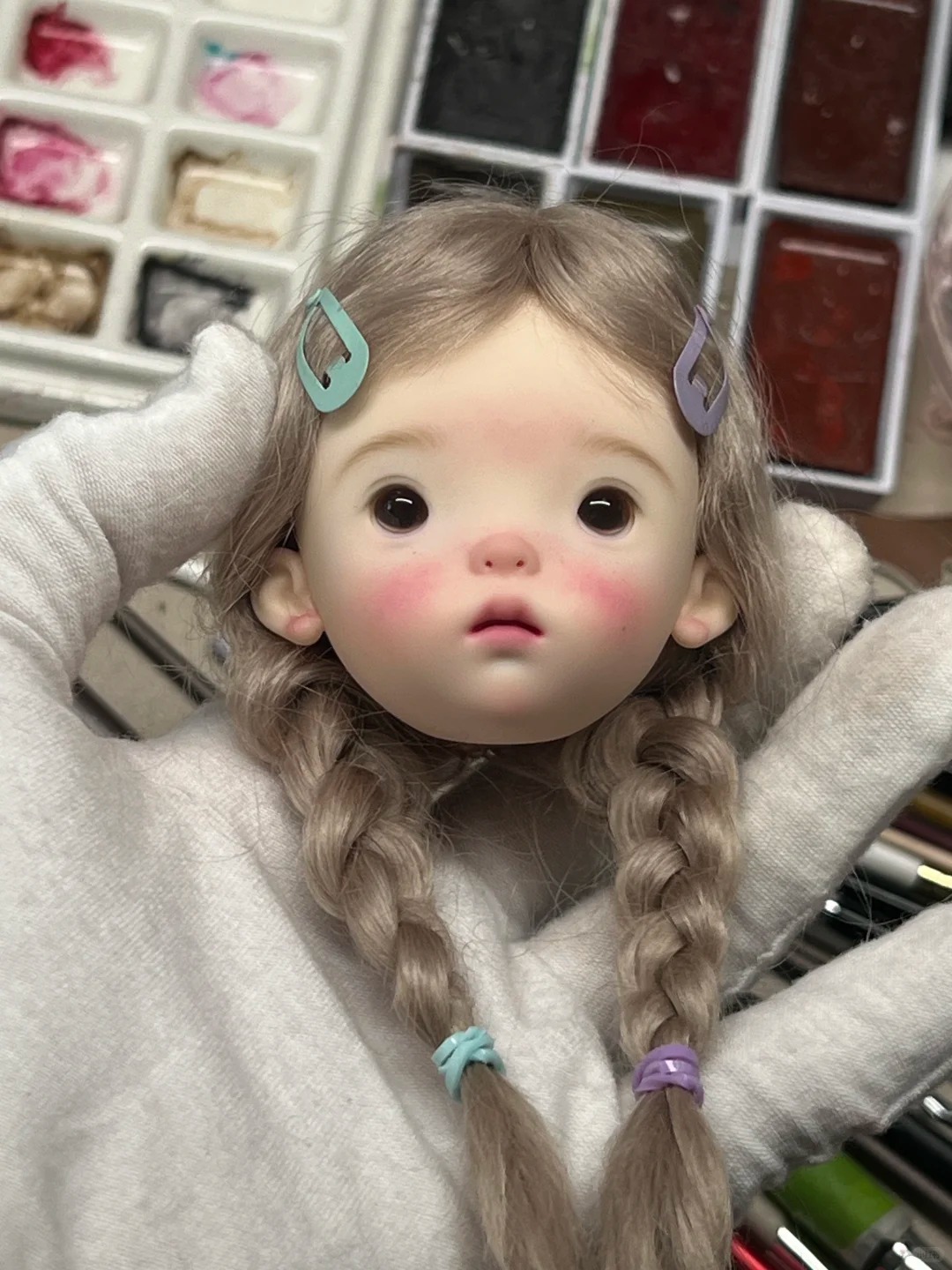 SD BJD Doll 1/6 Landoudou Head - Beauty Y Makeup recension och pris