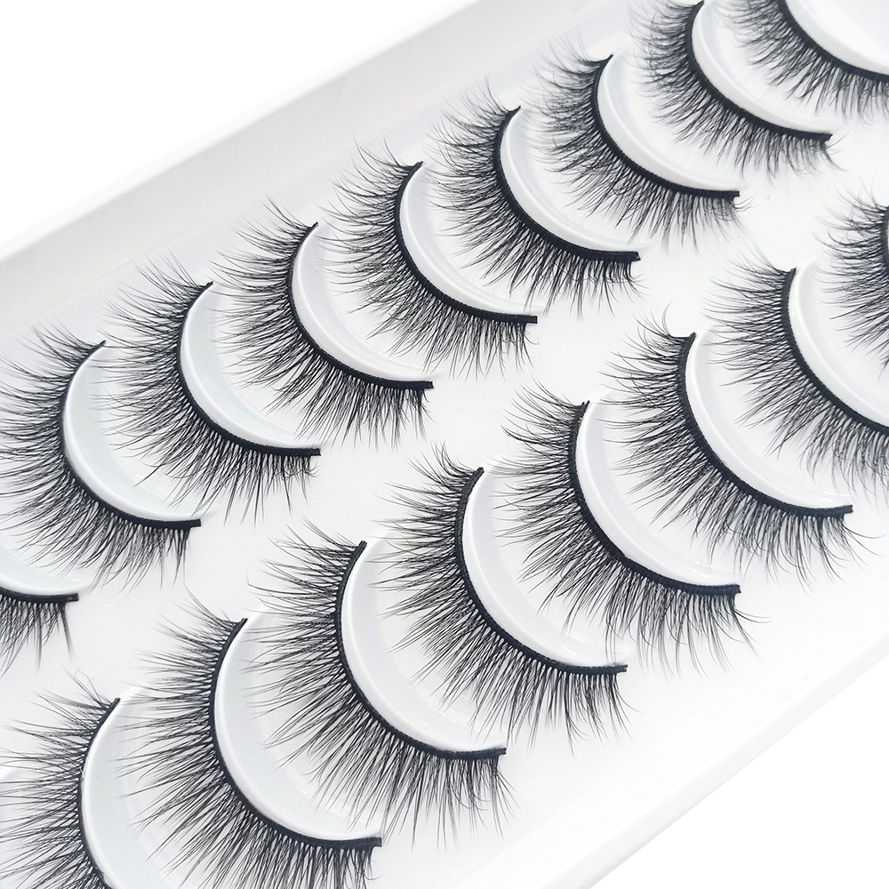 10 Pairs 3D Fluffy False Eyela - Beauty Makeup Design recension och pris