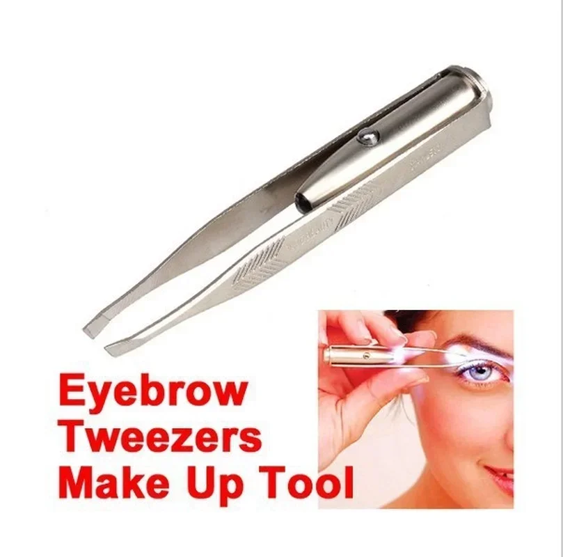 1/3Pcs Led Eyebrow Tweezers St - Beauty Makeup Design recension och pris
