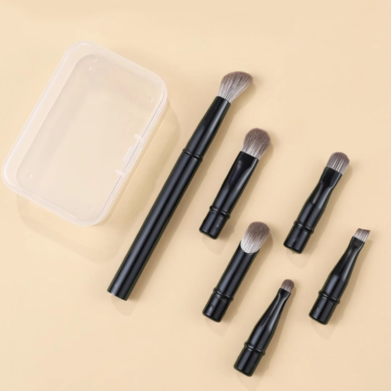 6pcs/box Mini Makeup Brush Set - Beauty Makeup Kit Box recension och pris