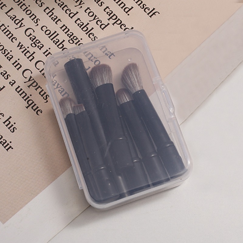 6pcs/box Mini Makeup Brush Set - Beauty Makeup Kit Box recension och pris