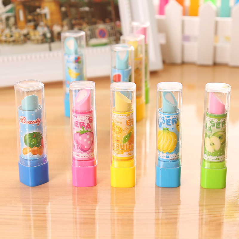 10Pcs Cartoon Fruit Lipstick S - Beauty Makeup News recension och pris