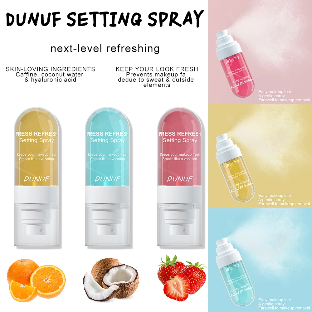 DUNUF 1 Pcs Moisturizing Makeu - Makeup Fixing Mist recension och pris