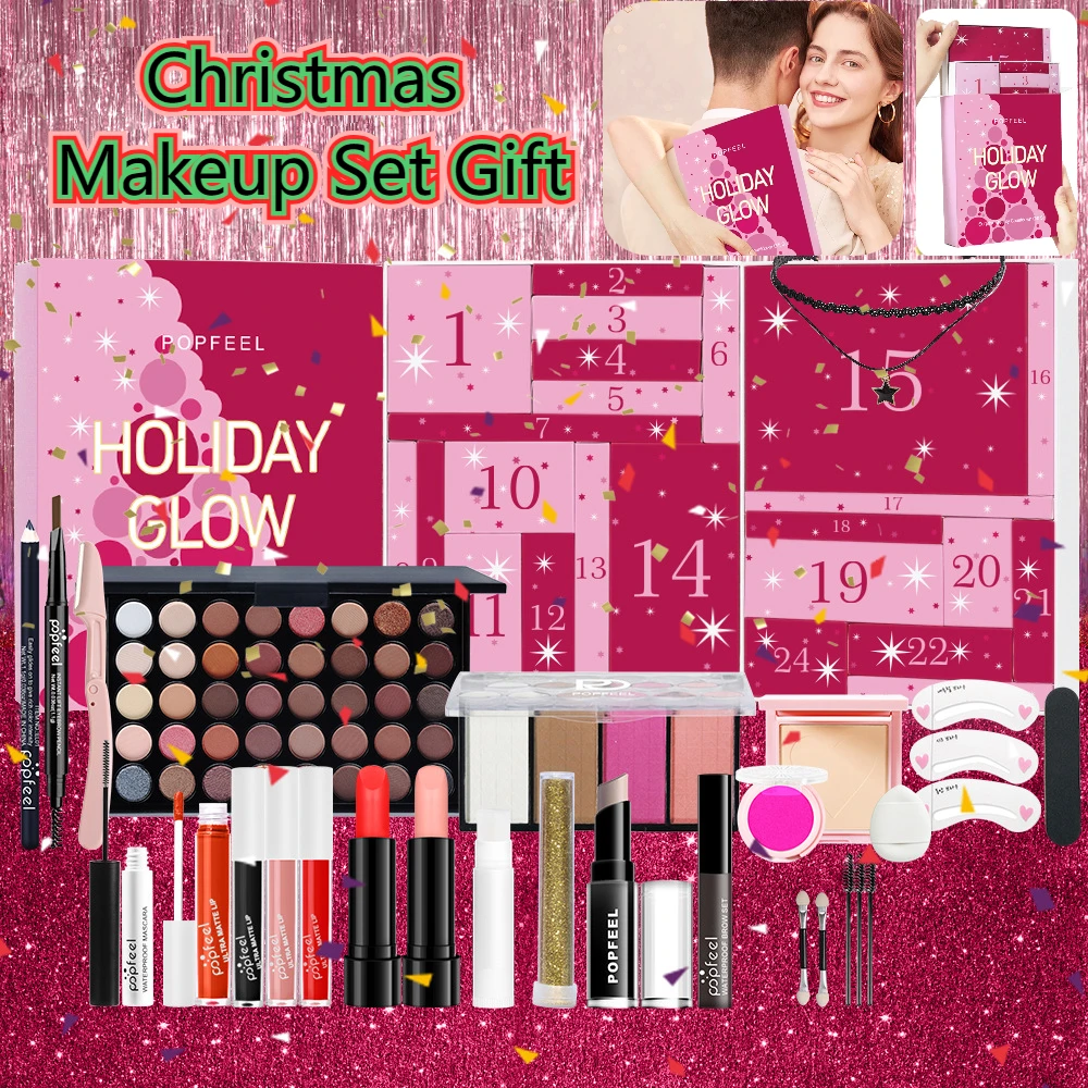 Christmas Countdown Makeup Set - Beauty Makeup Advent Calendar recension och pris