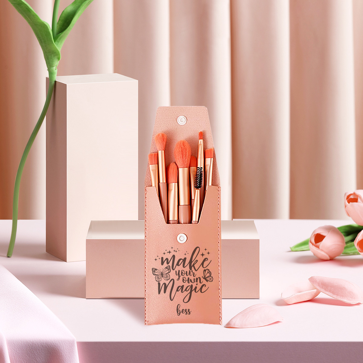 1pc Custom Name Makeup Brush,  - Beauty Makeup Design recension och pris