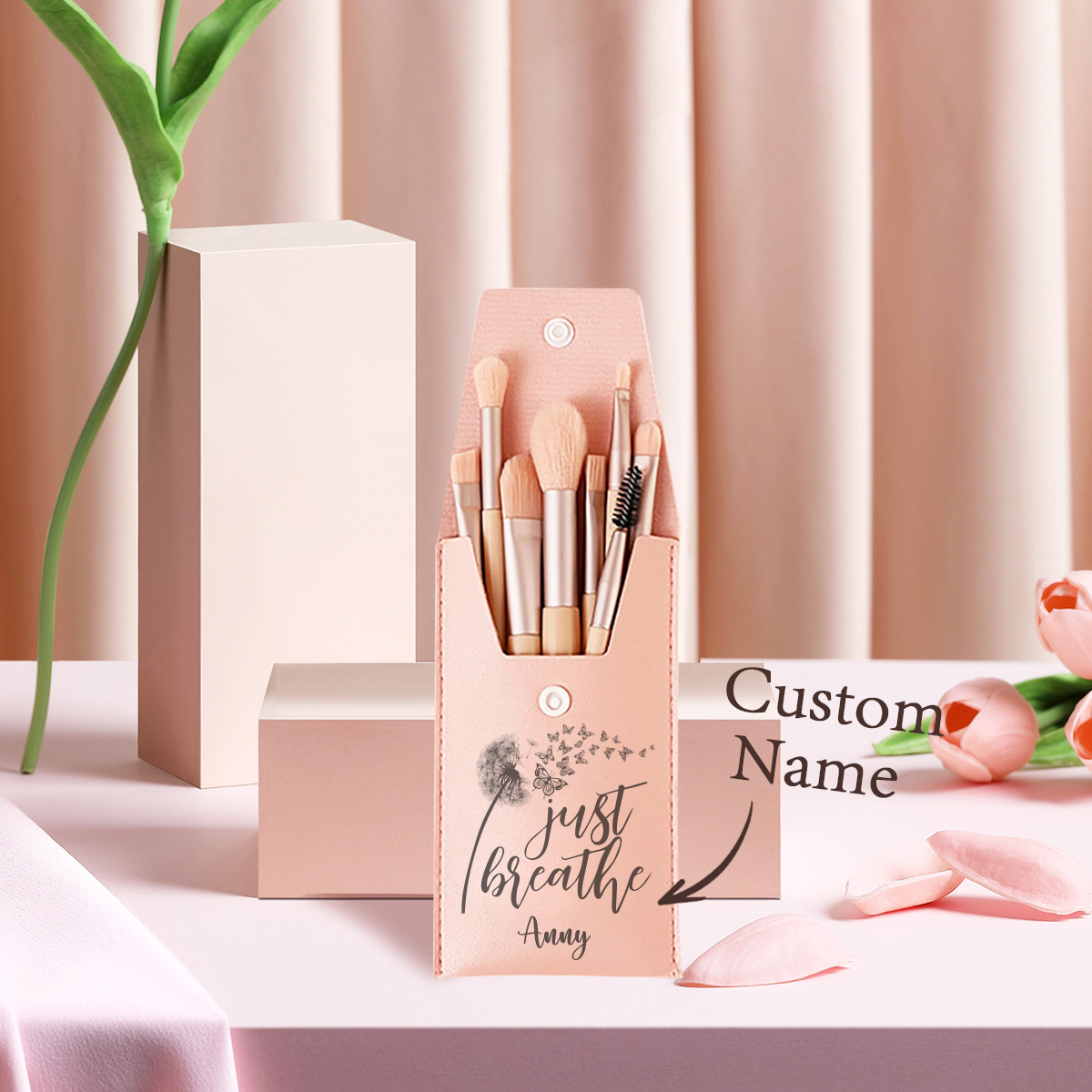 1pc Custom Name Makeup Brush,  - Beauty Makeup Design recension och pris