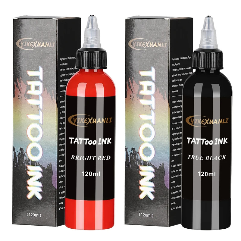 120ml Red/Black Tattoo Ink Pig - Beauty Makeup Kit Box recension och pris