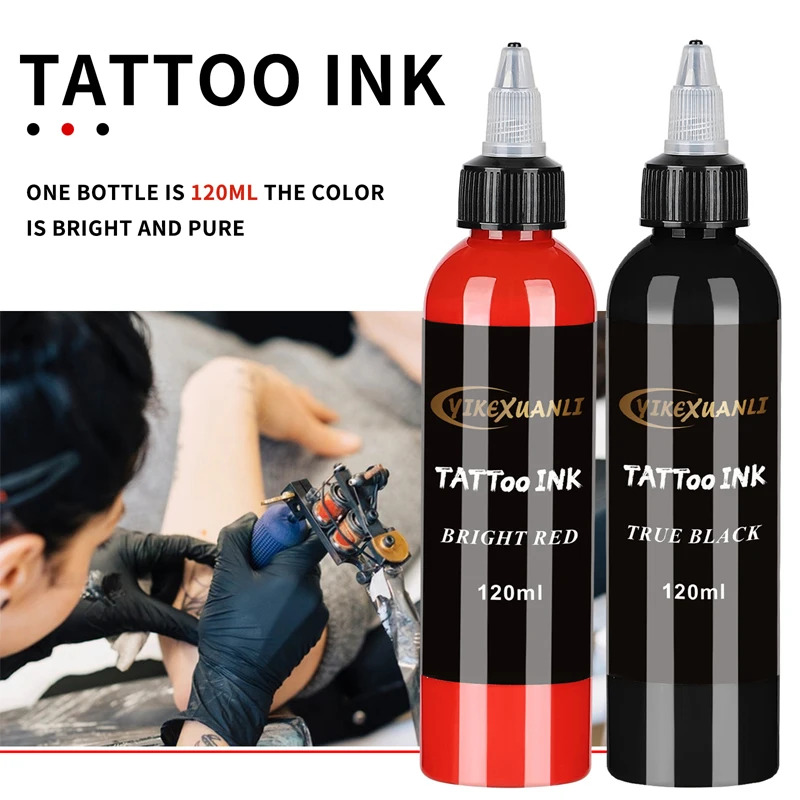 120ml Red/Black Tattoo Ink Pig - Beauty Makeup Kit Box recension och pris