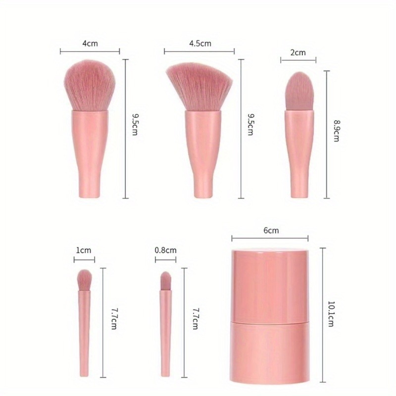5Pcs/set Makeup Brushes Box Se - Beauty Makeup Tool Collection recension och pris