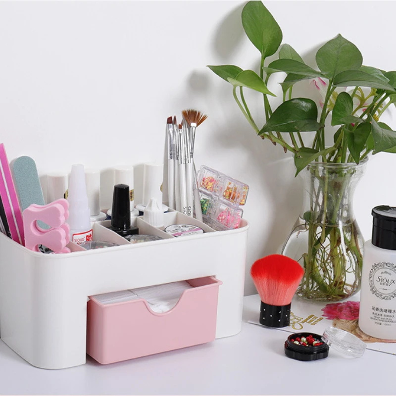 Nail Art Organizer Desktop Dra - Beauty Makeup Vanity recension och pris