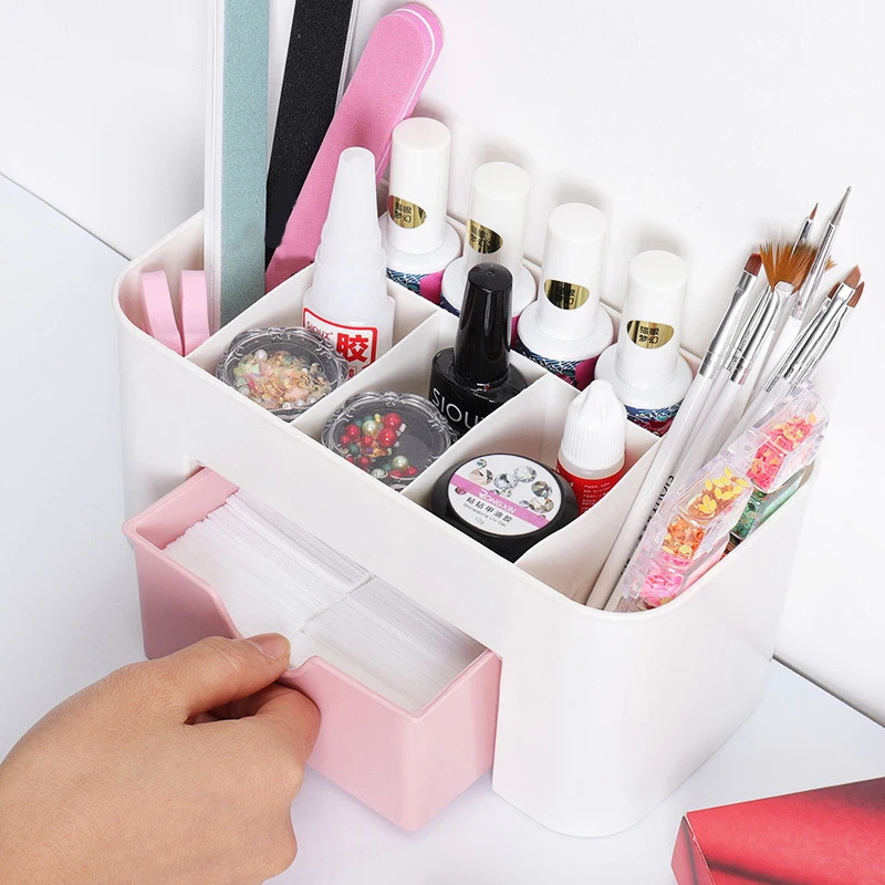 Nail Art Organizer Desktop Dra - Beauty Makeup Vanity recension och pris