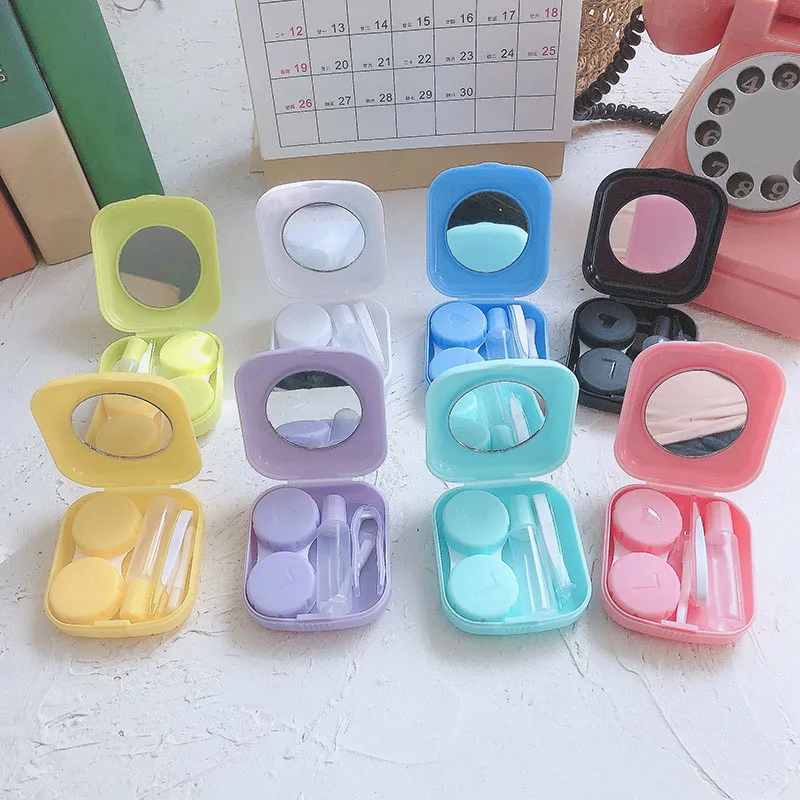 Mini Contact Lens Case Pocket  - Beauty Makeup Kit Box recension och pris
