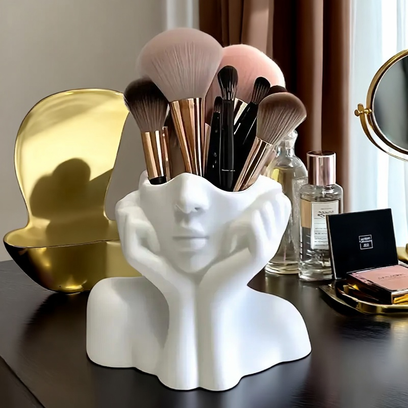 Face Shape Makeup Brush Holder - Beauty Makeup Design recension och pris