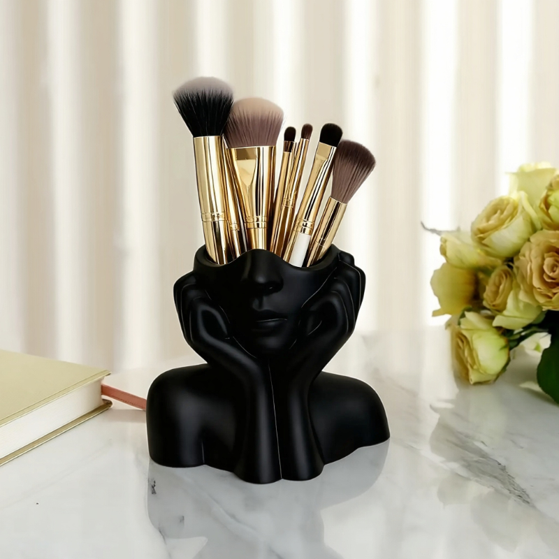 Face Shape Makeup Brush Holder - Beauty Makeup Design recension och pris