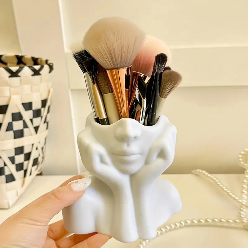 Face Shape Makeup Brush Holder - Beauty Makeup Design recension och pris