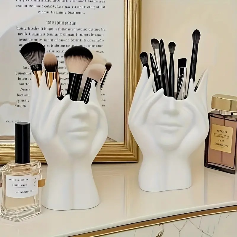 Face Shape Makeup Brush Holder - Beauty Makeup Design recension och pris