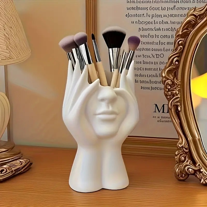 Face Shape Makeup Brush Holder - Beauty Makeup Design recension och pris