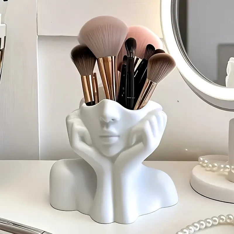 Face Shape Makeup Brush Holder - Beauty Makeup Design recension och pris