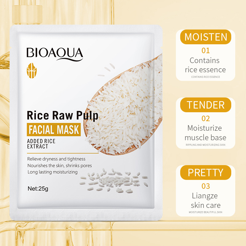 1/5/10/20pcs Rice Raw Pulp Fac - Beauty Makeup Korean recension och pris