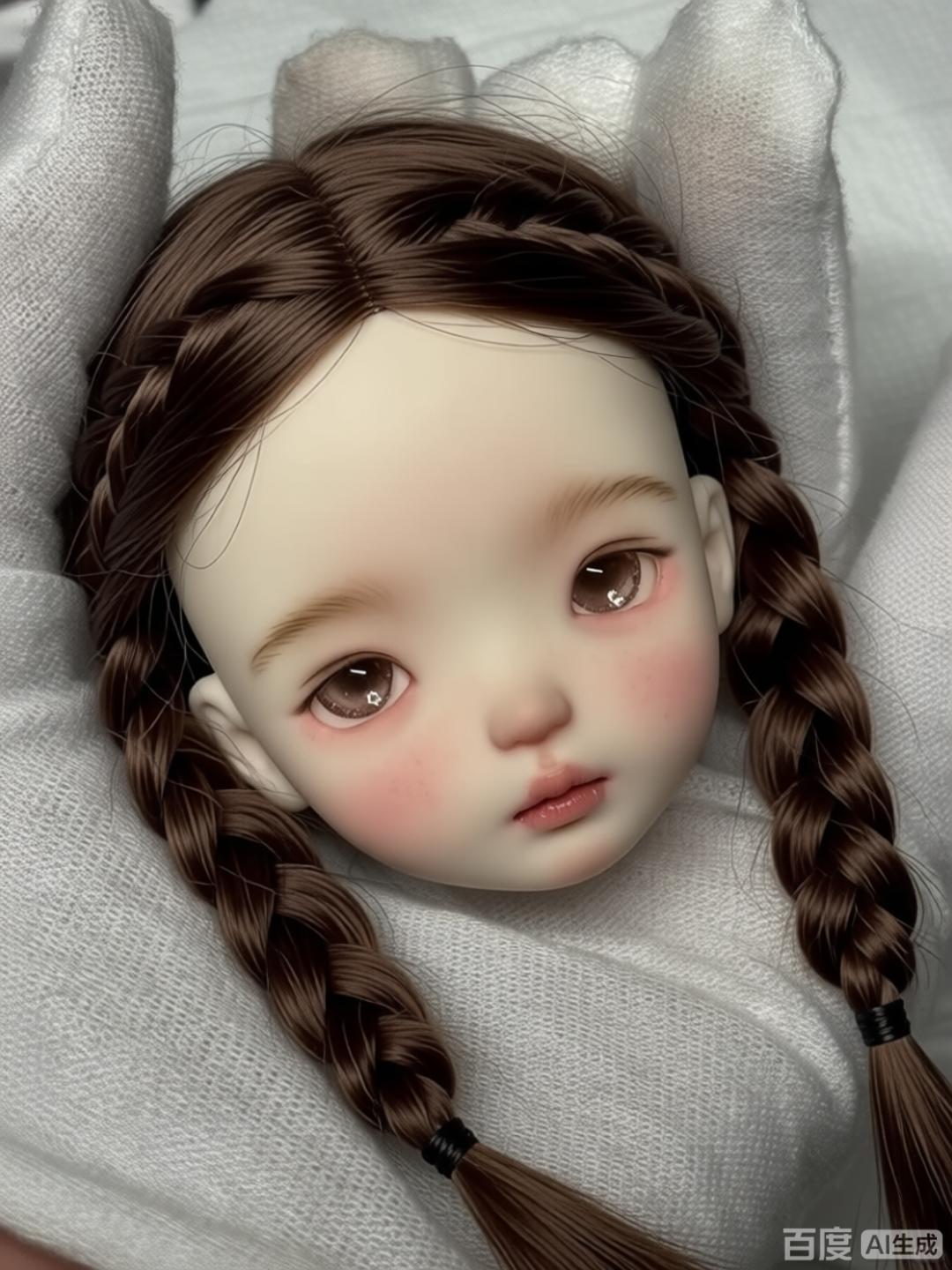 1/6 Scale SD BJD Doll Head - j - Beauty Y Makeup recension och pris