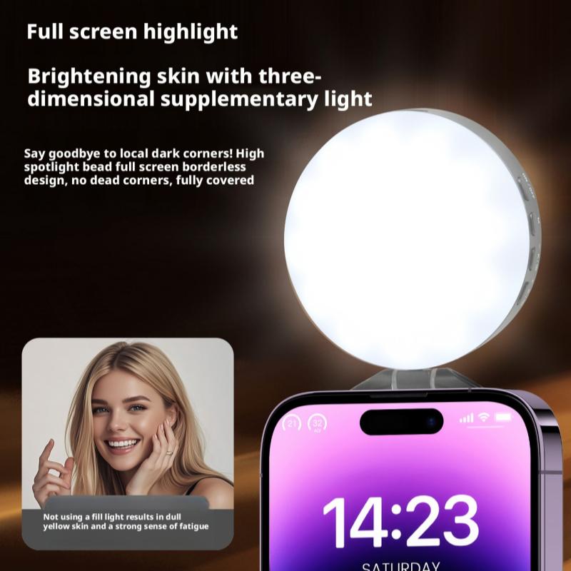 Magnetic Mobile Phone Fill Lig - Beauty Makeup Light recension och pris