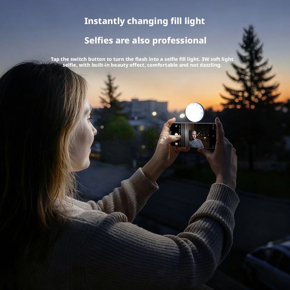 Magnetic Mobile Phone Fill Lig - Beauty Makeup Light recension och pris